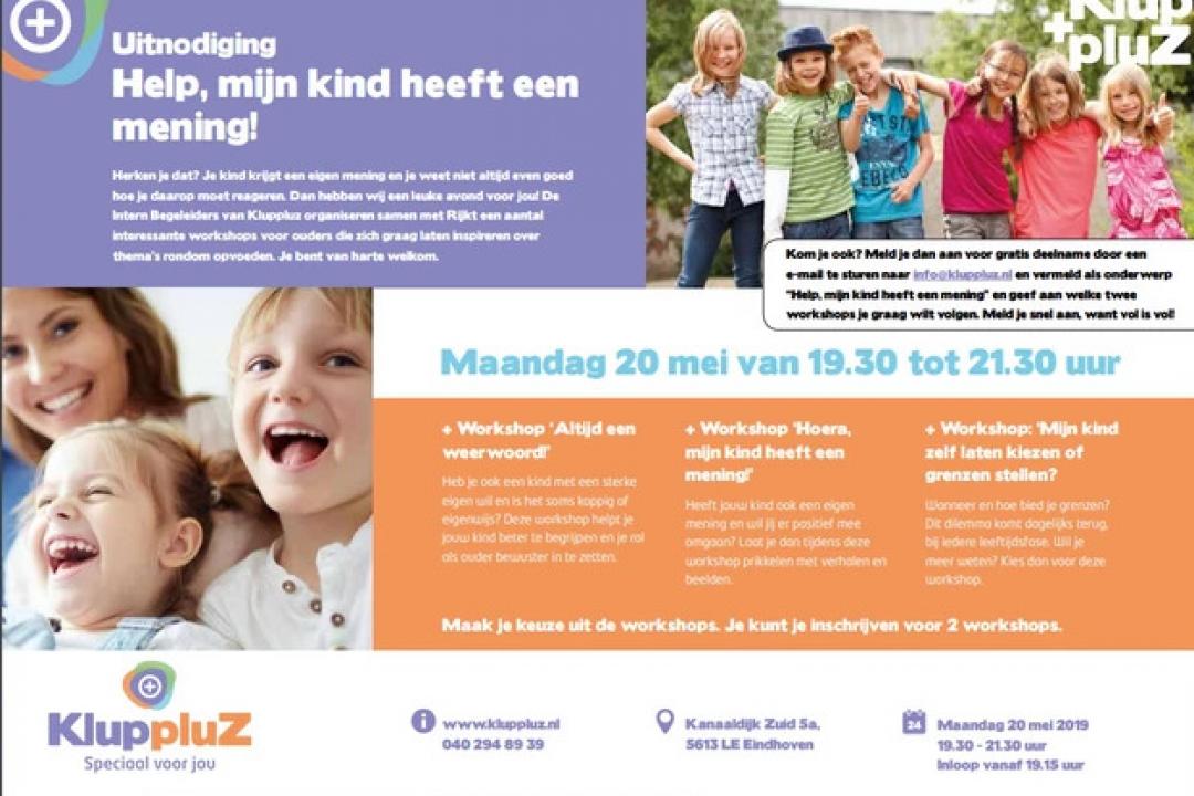 KluppluZ organiseert themabijeenkomst 'Opvoeden is samenspel'